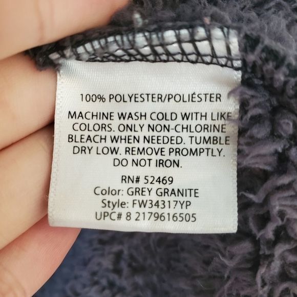 Super‎ soft fleece hooded teddy jacket plus size 2X - Picture 6 of 6